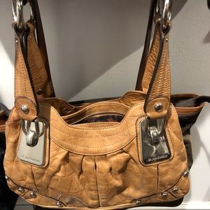 B Makowky Purse in Cognac